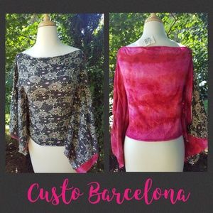 Custo Barcelona NWT Batwing Top Size 2